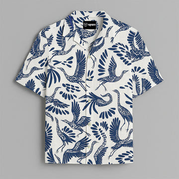 Blue Swan Printed Half Sleeve Shirt