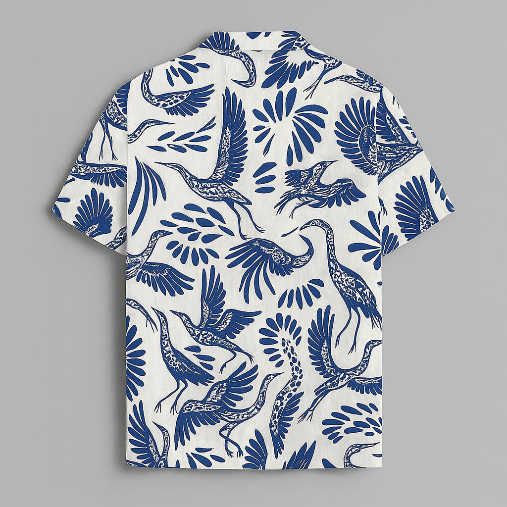 Blue Swan Printed Half Sleeve Shirt